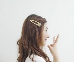 Korea Hair Clip Golden.