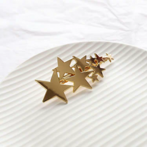 Stars Golden Hair Clip