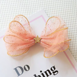 Lace Star Hair Bow