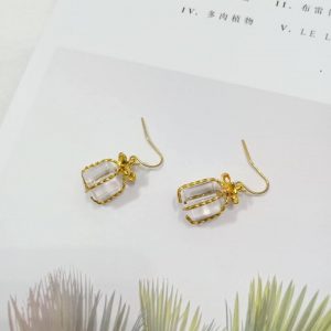 golden gift earrings