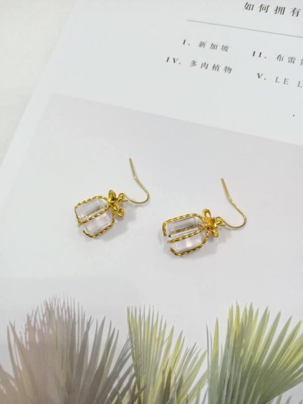 golden gift earrings