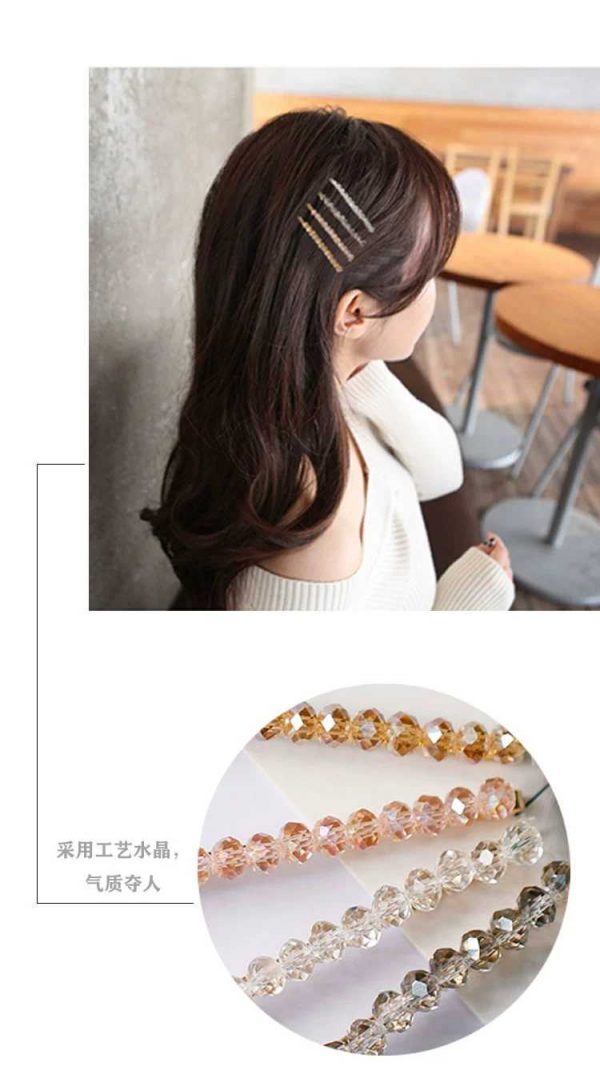 4 Pcs Korea Crystal Hair Pin